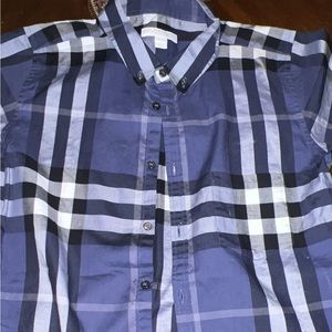 Burberry short sleeve dress shirt
